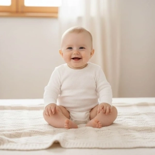 Body dl.rukáv obdelníky BABY SERVICE bílá