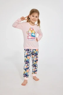Pyžamo Girl KIDS 594/210 FRIENDSHIP dl.rukáv CORNETTE
