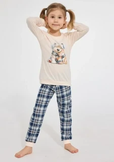 Pyžamo Girl KIDS 594/203 HOME FRIENDS dl.rukáv CORNETTE