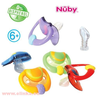 NUBY Šidítko silikon Trends > varianta 0-6m, zelená