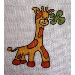 Bavlněná plena 70x70cm potisk - 5 ks > varianta žirafa