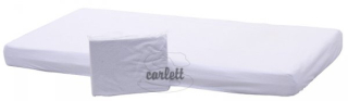 Prostěradlo nepropustné 120x60 cm SCARLETT > varianta bílá