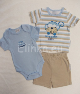 Chlapecká sada 3-dílná 0-3m Nursery Time