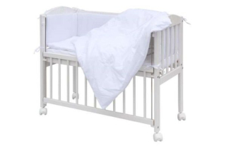 Souprava do postýlky Baby Scarlett 7-dílná 90 x 41 cm SCARLETT > varianta bílá