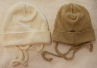 Čepička úplet ohrnovací BABY SERVICE hnědá
