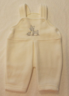 Kalhoty s laclem fleece BABY SERVICE