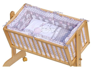 Souprava do kolébky 6-dílná > varianta Gusto - růžová