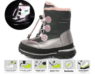 Dětská zimní obuv s membránou DDStep F651-178CM