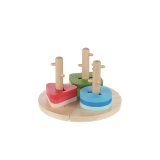 Dřevěná Montessori puzzle